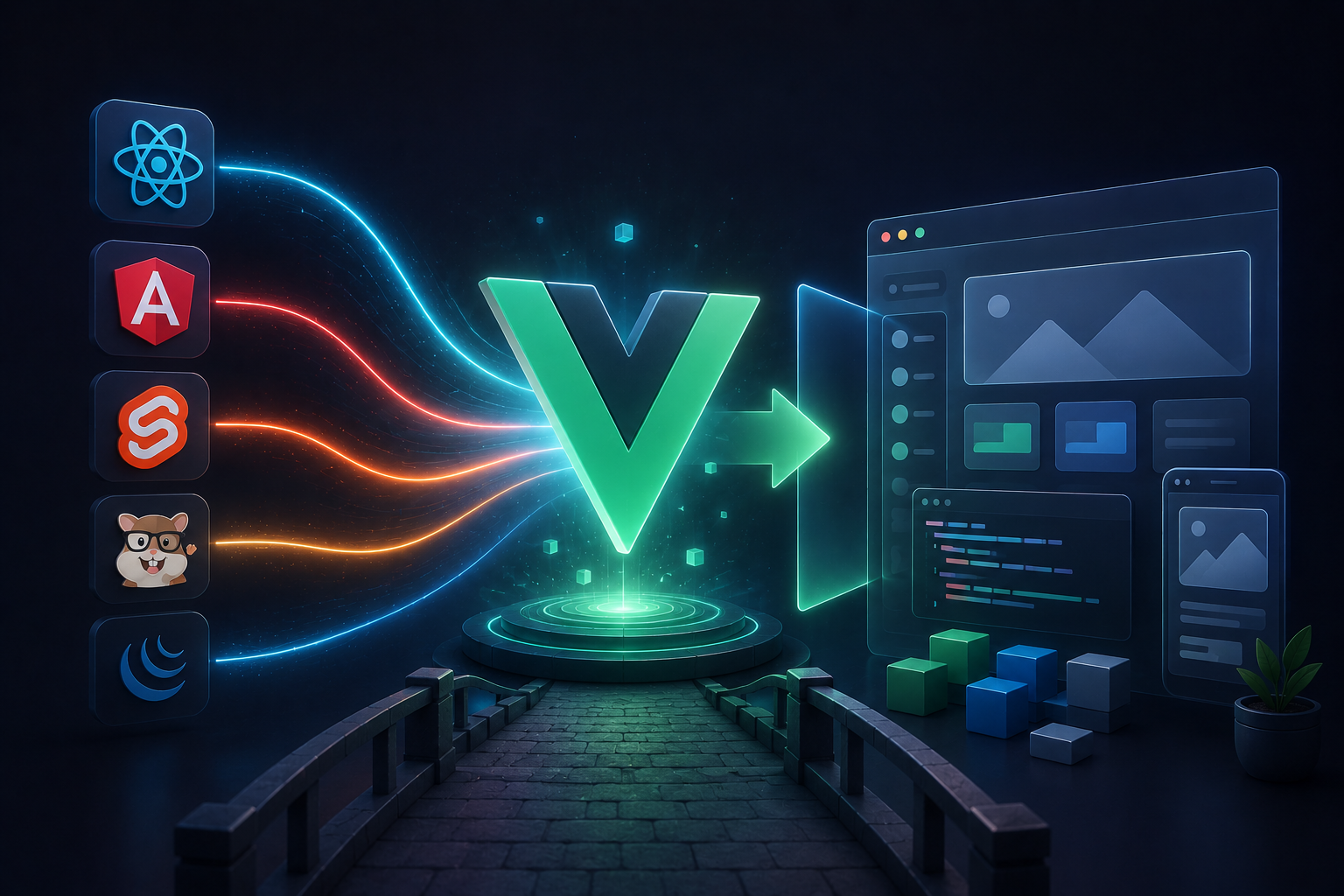 Vue 3 للقادمين من أطر أخرى: Composition API بمنطق عملي