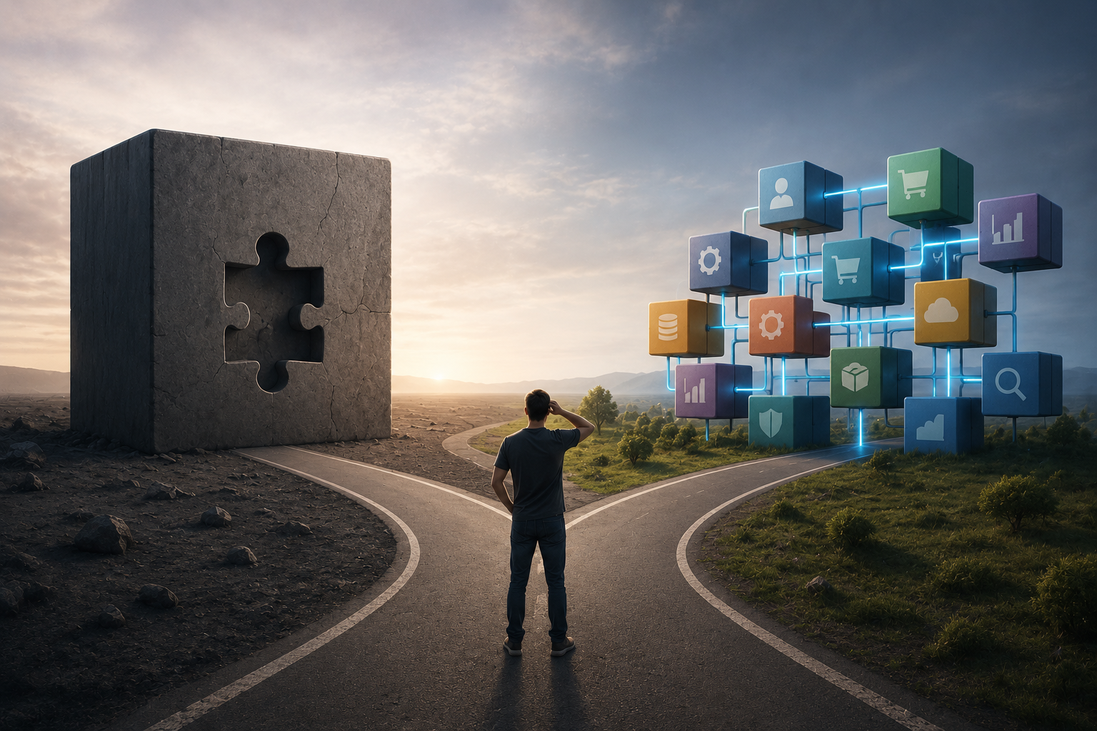 متى تنفصل عن الأحادية (Monolith)؟ قرار الخدمات المصغّرة بلا مبالغة