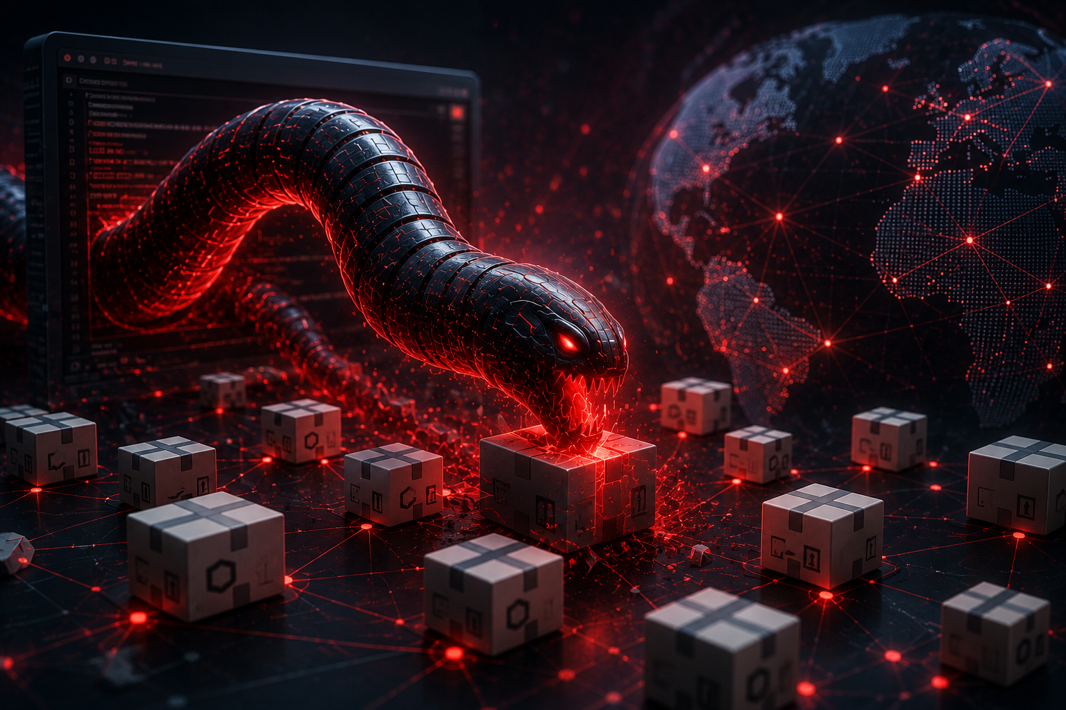 برمجية IronWorm الخبيثة تصيب 36 حزمة في هجوم على سلسلة توريد npm